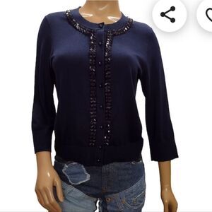 NWT Kate Spade New York Beaded Cardigan Sweater Size XS